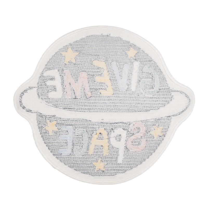 Clayre & Eef BM0017 Badmat 60x50x1 Cm Meerkleurig Polyester