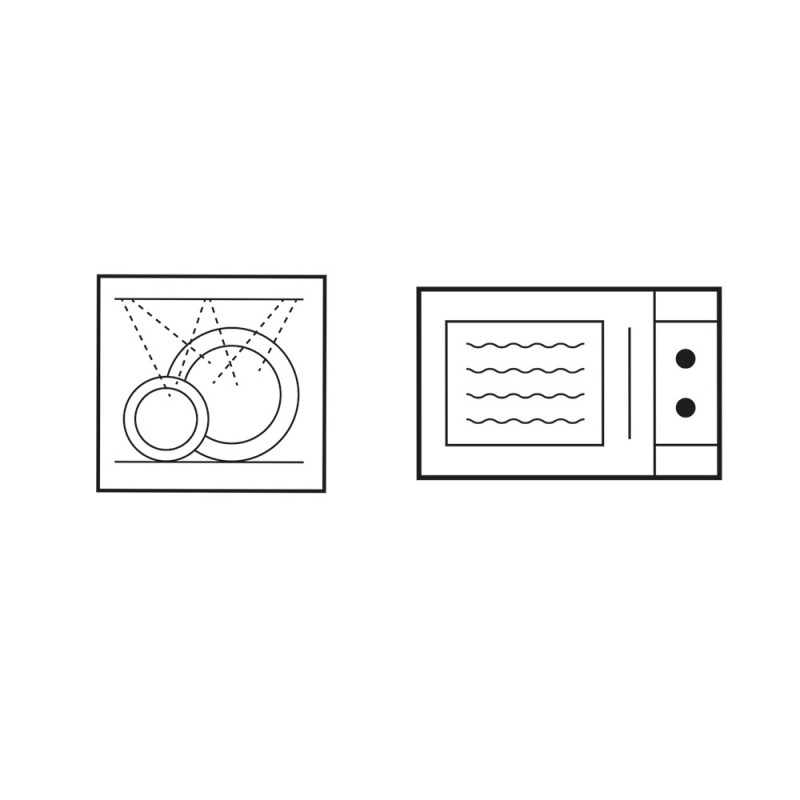 Clayre & Eef CAKYBO Soepkom 500 Ml Wit Keramiek Katten Serveerkom