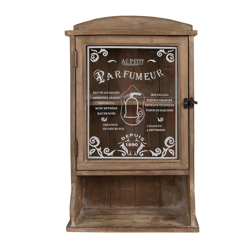 clayre & eef 50812 Wandkast 32x15x54 cm Bruin Hout