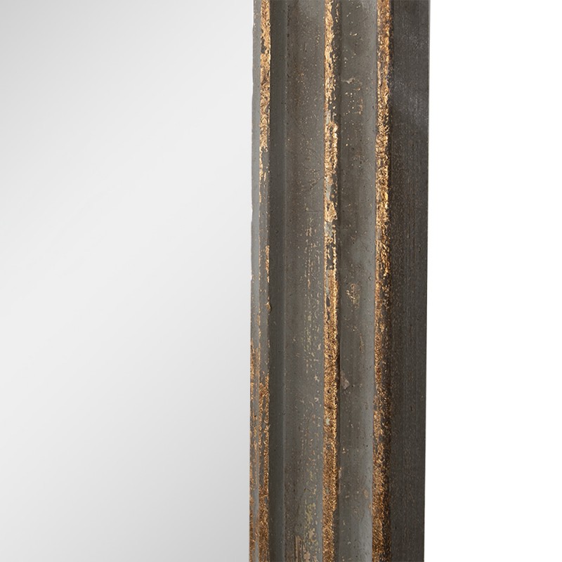 Clayre & Eef 52S322 Spiegel 75x4x110 Cm Groen Hout