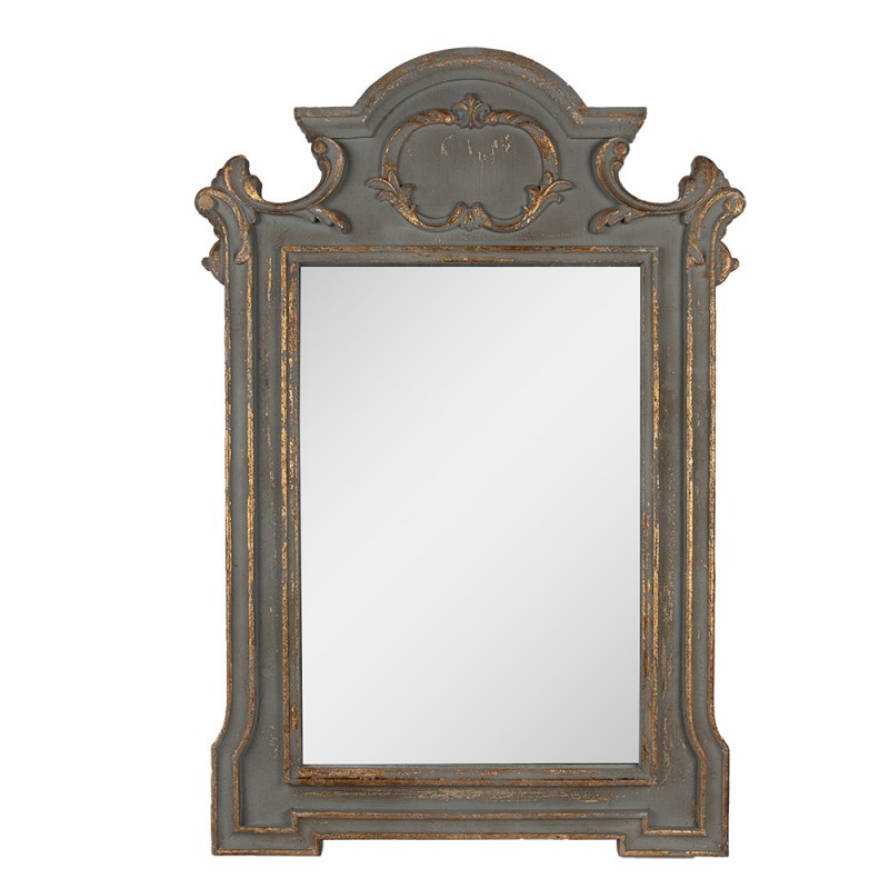 Clayre & Eef 52S322 Spiegel 75x4x110 Cm Groen Hout