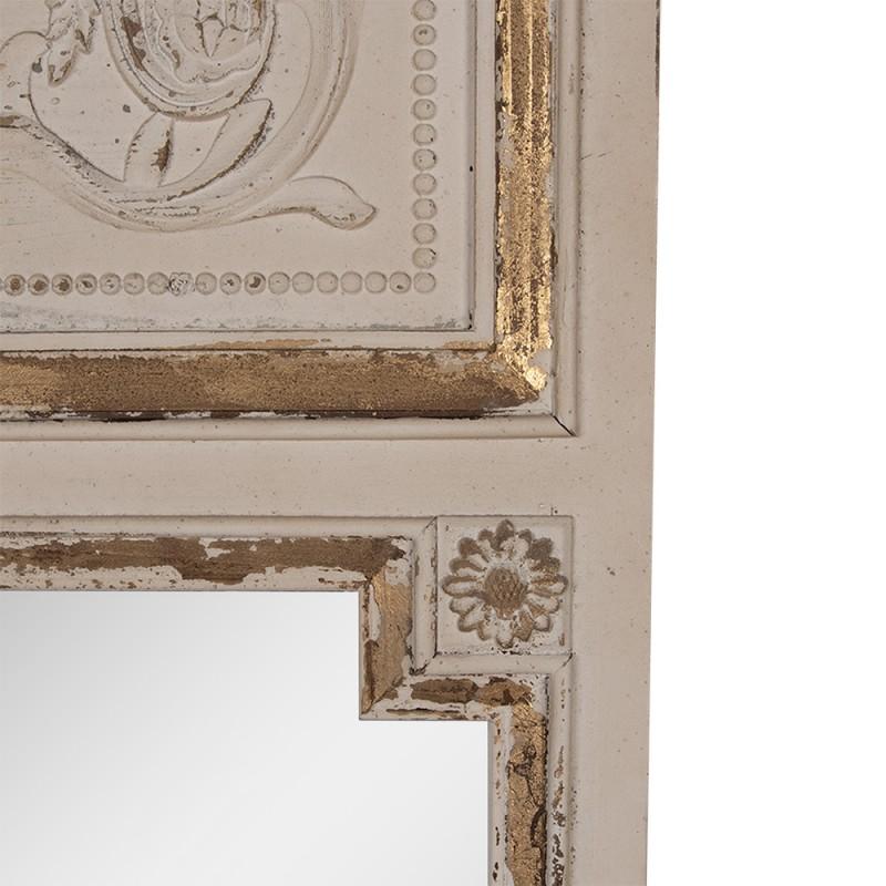 Clayre & Eef 52S323 Spiegel 80x5x158 Cm Beige Hout