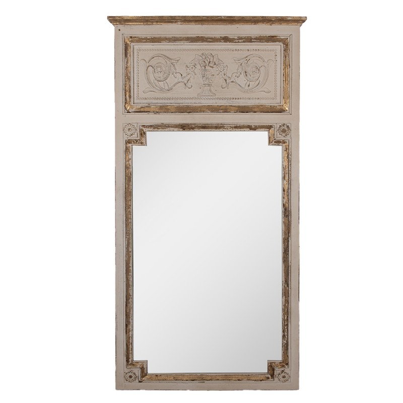 clayre & eef 52S323 Spiegel 80x5x158 cm Beige Hout