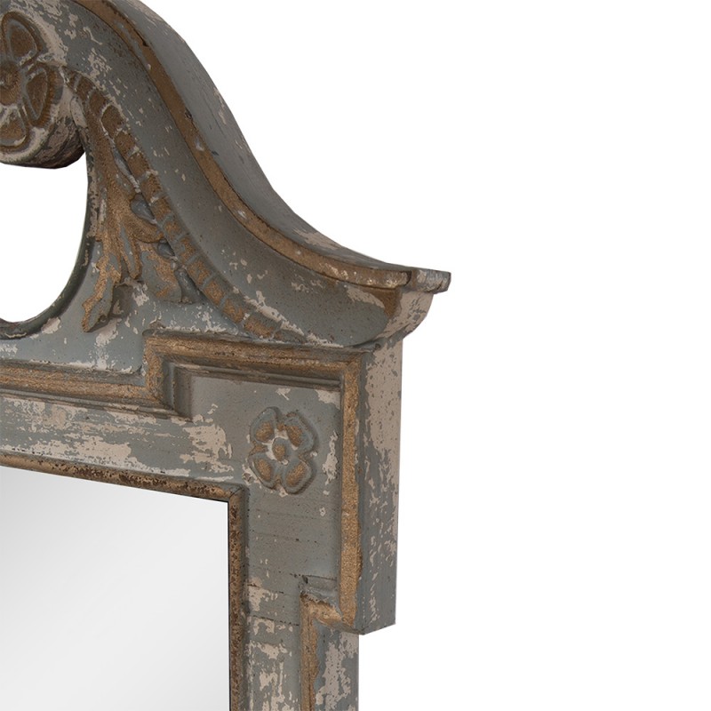 Clayre & Eef 52S324 Spiegel 65x3x145 Cm Groen Hout