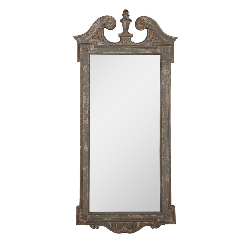 Clayre & Eef 52S324 Spiegel 65x3x145 Cm Groen Hout