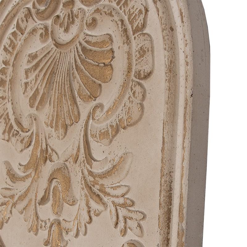 Clayre & Eef 52S325 Spiegel 48x4x180 Cm Beige Hout