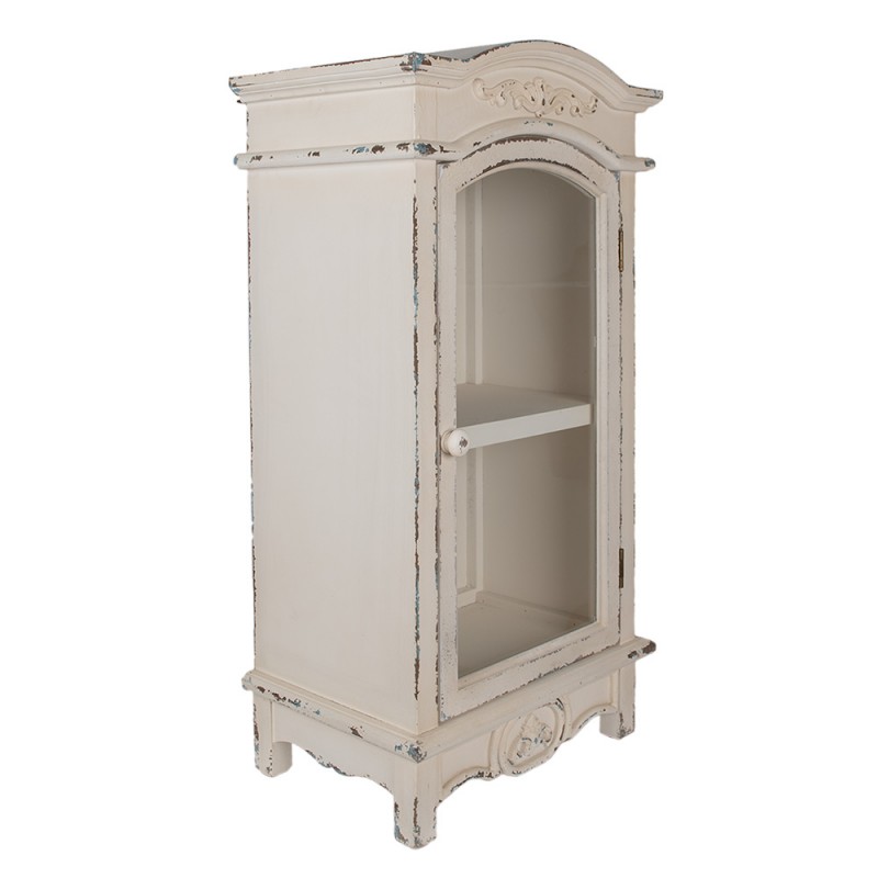 Clayre & Eef 5H0668 Wandkast 45x30x88 Cm Wit MDF