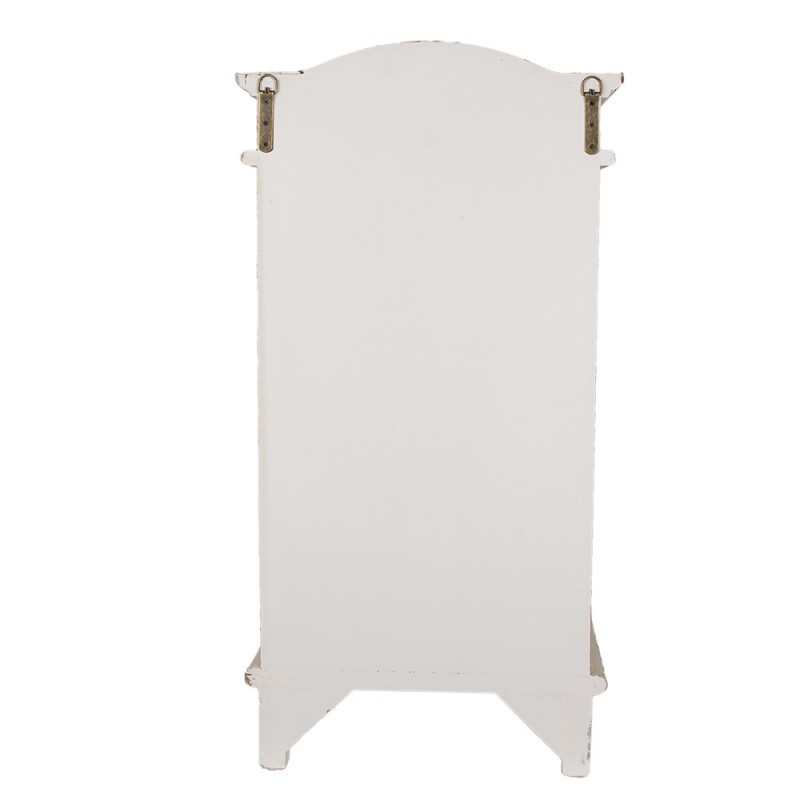 Clayre & Eef 5H0668 Wandkast 45x30x88 Cm Wit MDF