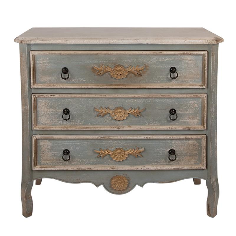 clayre & eef 5H0716 Dressoir 95x38x90 cm Groen Hout