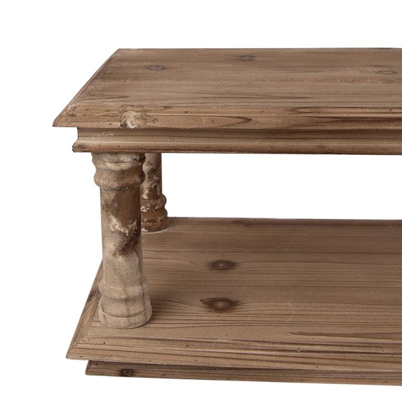 Clayre & Eef 5H0730 Wandrek 105x35x29 Cm Bruin Hout