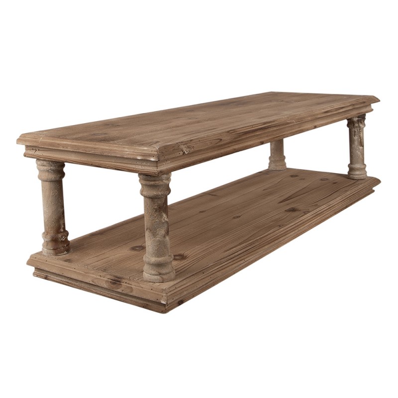 Clayre & Eef 5H0730 Wandrek 105x35x29 Cm Bruin Hout