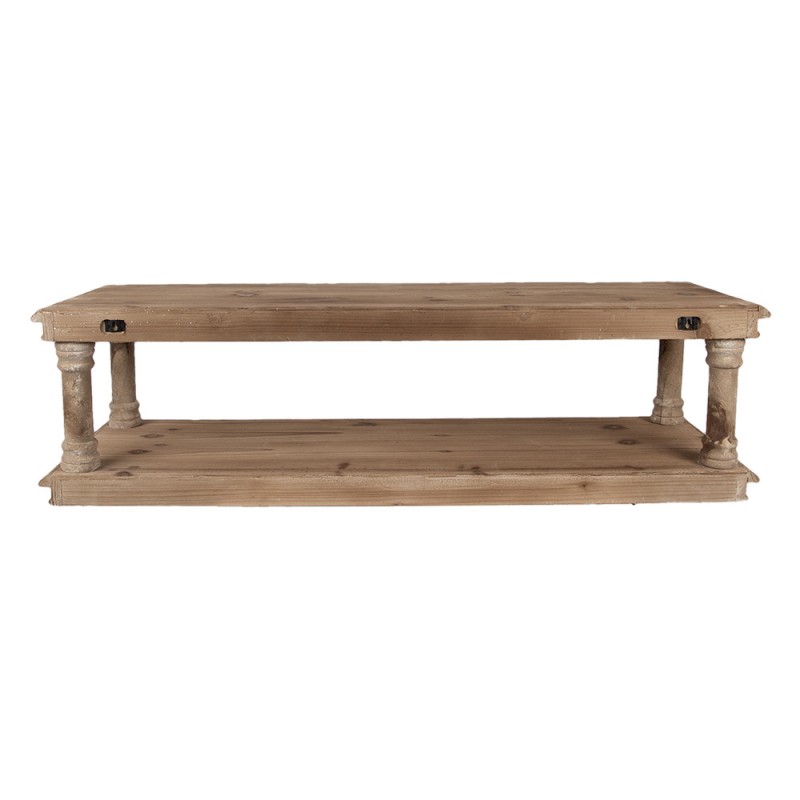 Clayre & Eef 5H0730 Wandrek 105x35x29 Cm Bruin Hout