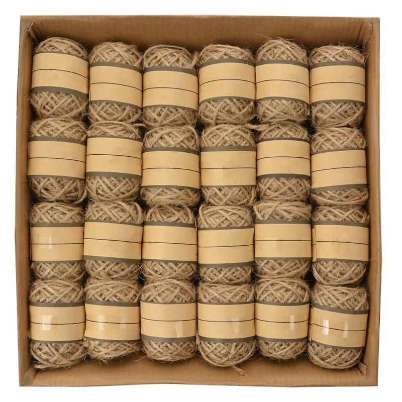 Clayre & Eef 66211 Touw 24 X 10 M Bruin Jute