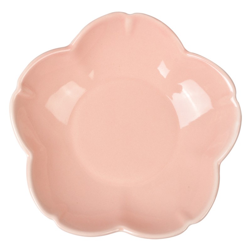 clayre & eef 6CEBO0210 Kom Ø 14x3 cm Roze Keramiek