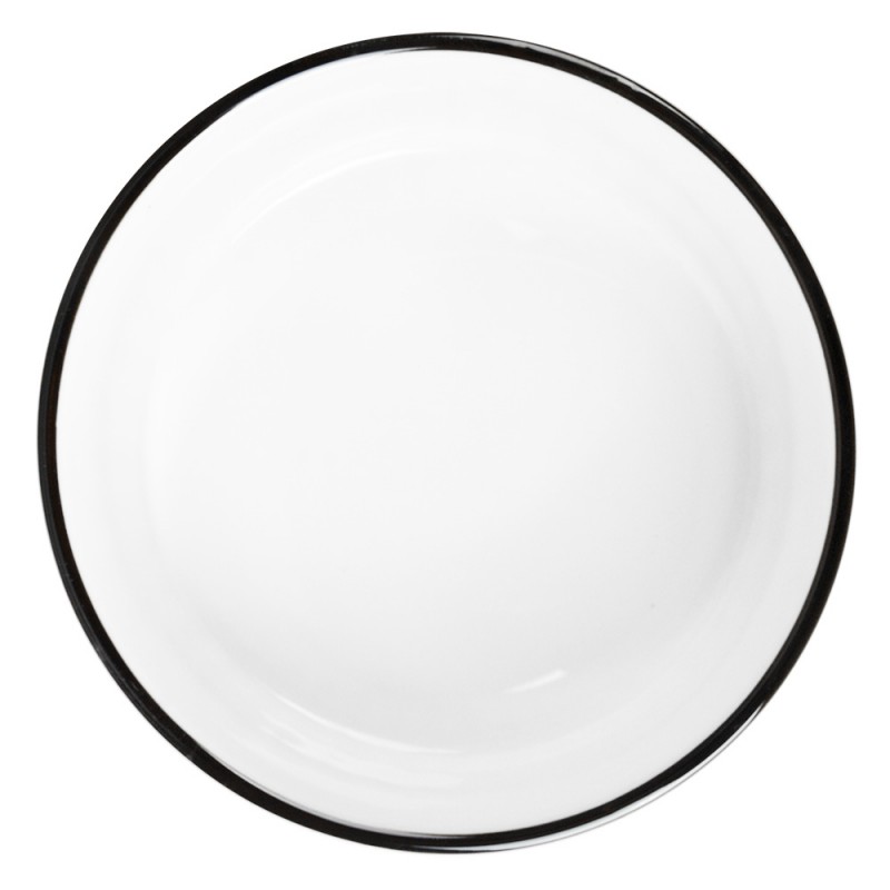 Clayre & Eef 6CEBO0211 Kom 650 Ml Wit Keramiek Rond