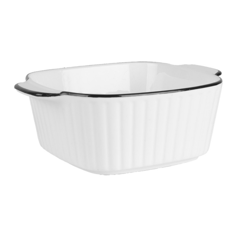 Clayre & Eef 6CEBO0213 Kom 400 Ml Wit Keramiek