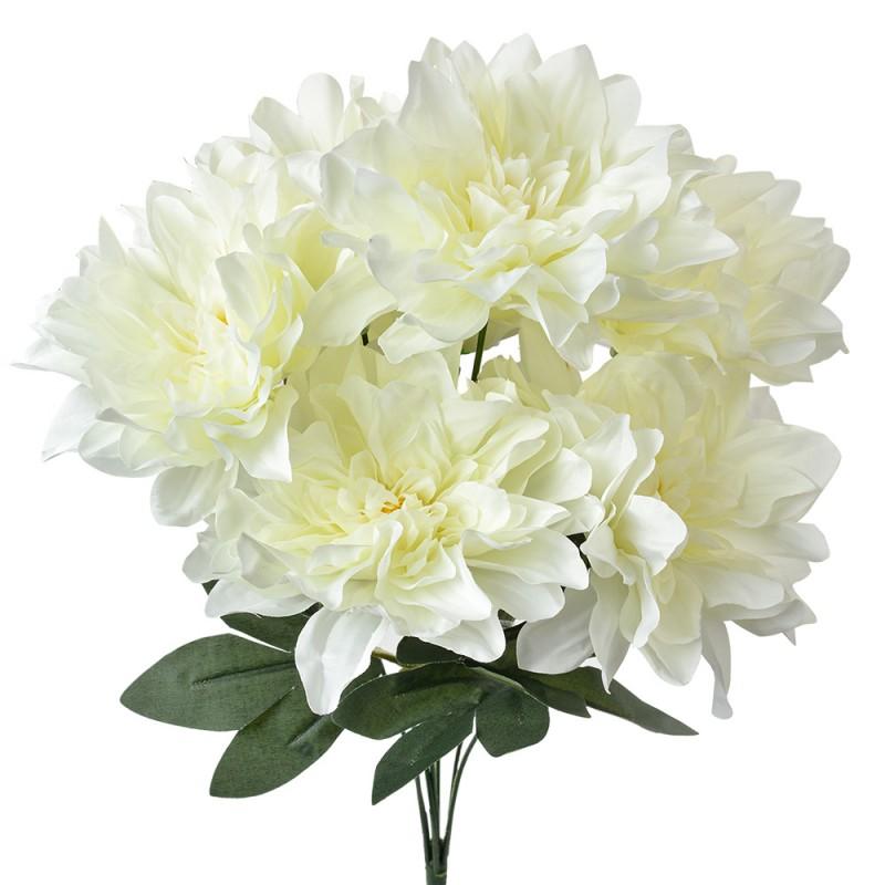 clayre & eef 6PL0377W Kunstbloem 49 cm Wit Kunststof