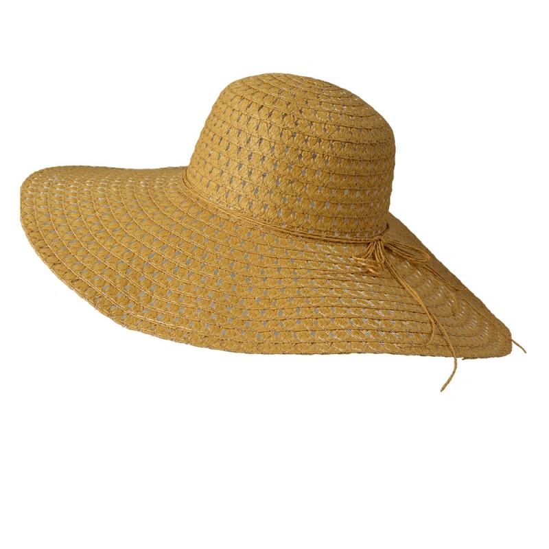 clayre & eef JZHA0117 Hoed Bruin Papierstro