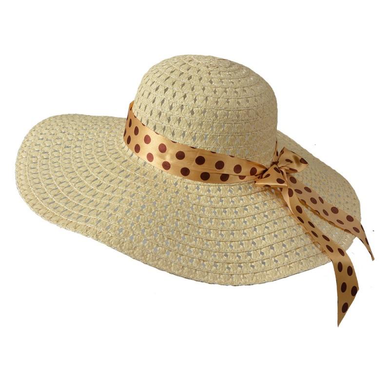 clayre & eef JZHA0122 Hoed Beige Papierstro