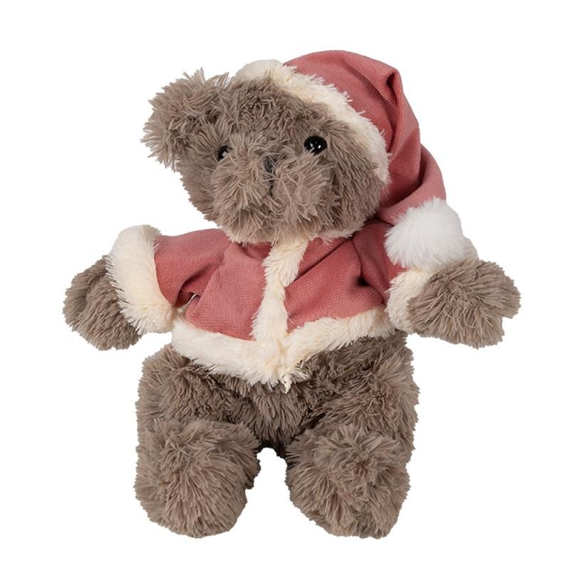 Clayre & Eef TW0589 Knuffel Beer 30 Cm Bruin Pluche