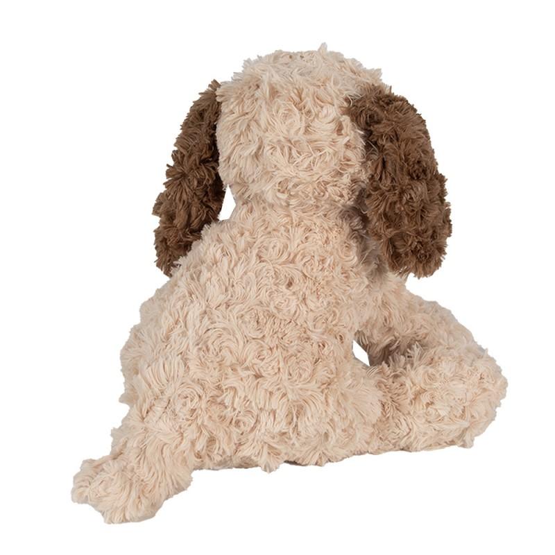 Clayre & Eef TW0590M Knuffel Hond 26 Cm Bruin Pluche