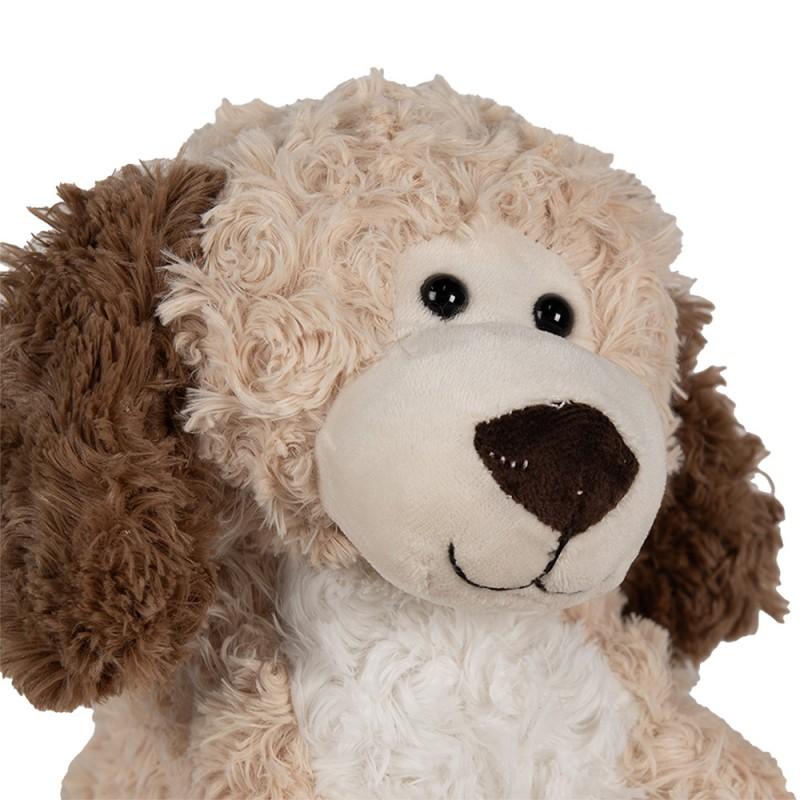 Clayre & Eef TW0590M Knuffel Hond 26 Cm Bruin Pluche