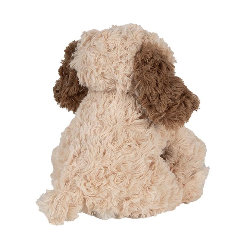 Clayre & Eef TW0590S Knuffel Hond 21 Cm Bruin Pluche
