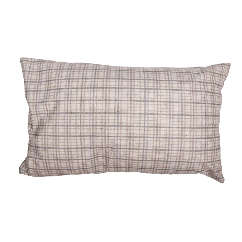 Clayre & Eef GTW36-2 Kussenhoes 30x50 Cm Beige Polyester Hert Sierkussenhoes