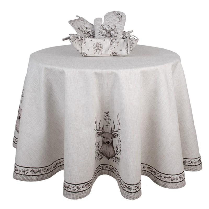 Clayre & Eef GTW45 Pannenlap 20x20 Cm Beige Katoen Hert