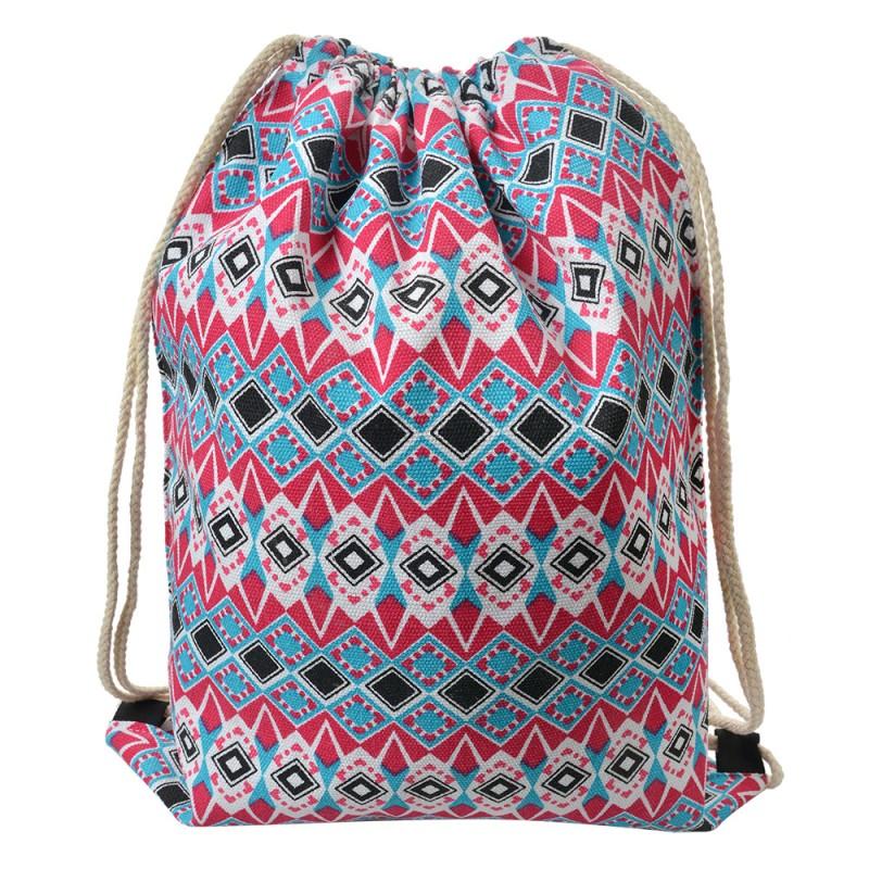 clayre & eef JZBG0306 Rugzak 34x43 cm Blauw Synthetisch