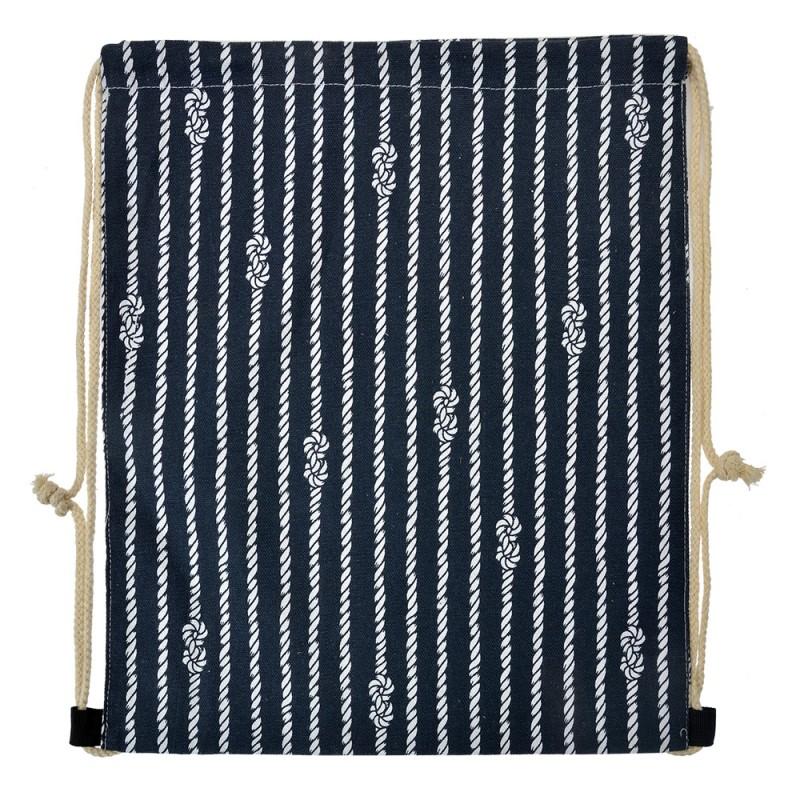 Clayre & Eef JZBG0309 Rugzak 34x43 Cm Blauw Synthetisch