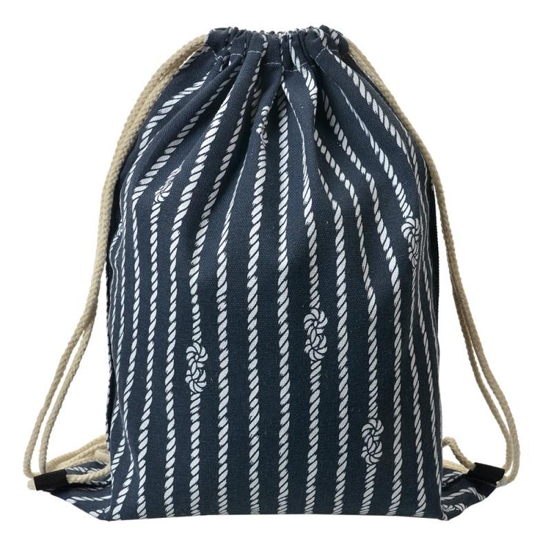 Clayre & Eef JZBG0309 Rugzak 34x43 Cm Blauw Synthetisch