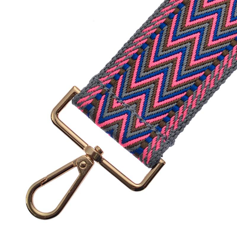 Clayre & Eef JZBS0003 Tassenriem 5x140 Cm Roze Synthetisch