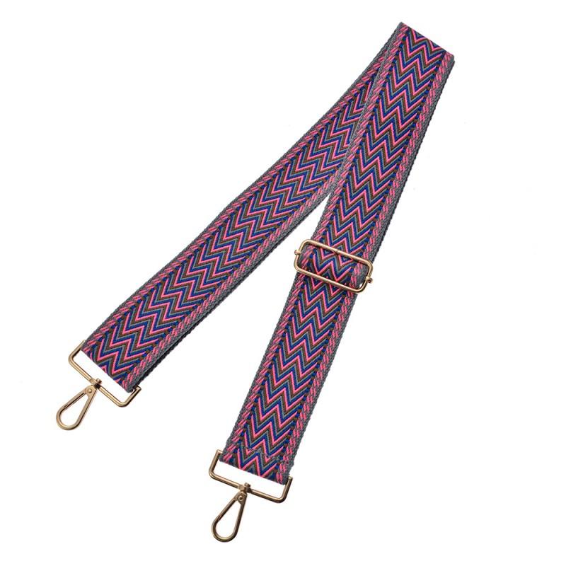 clayre & eef JZBS0003 Tassenriem 5x140 cm Roze Synthetisch