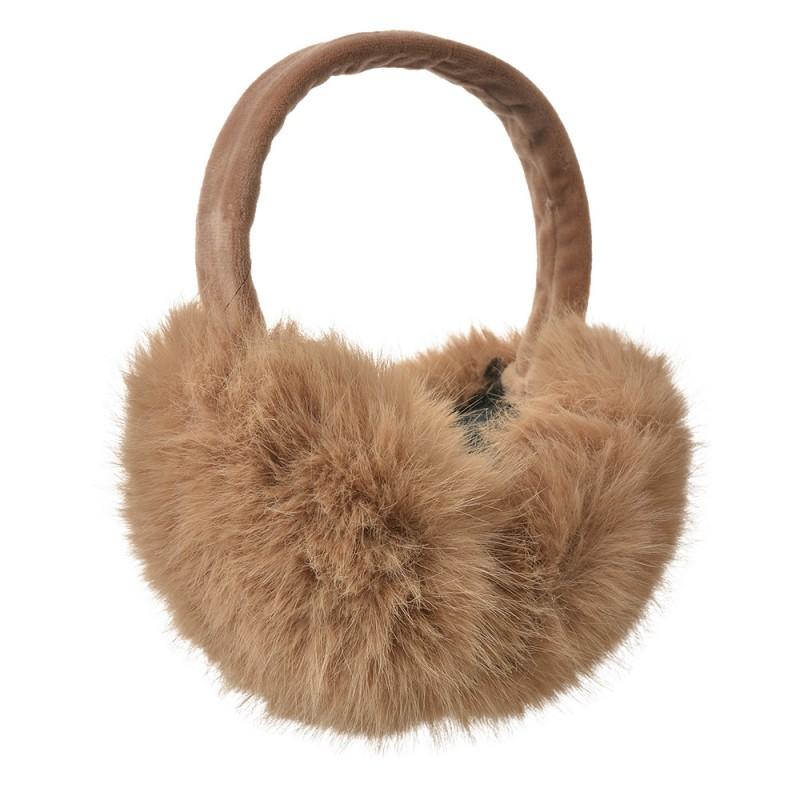 clayre & eef JZEW0009BE Oorwarmers One Size Bruin Polyester