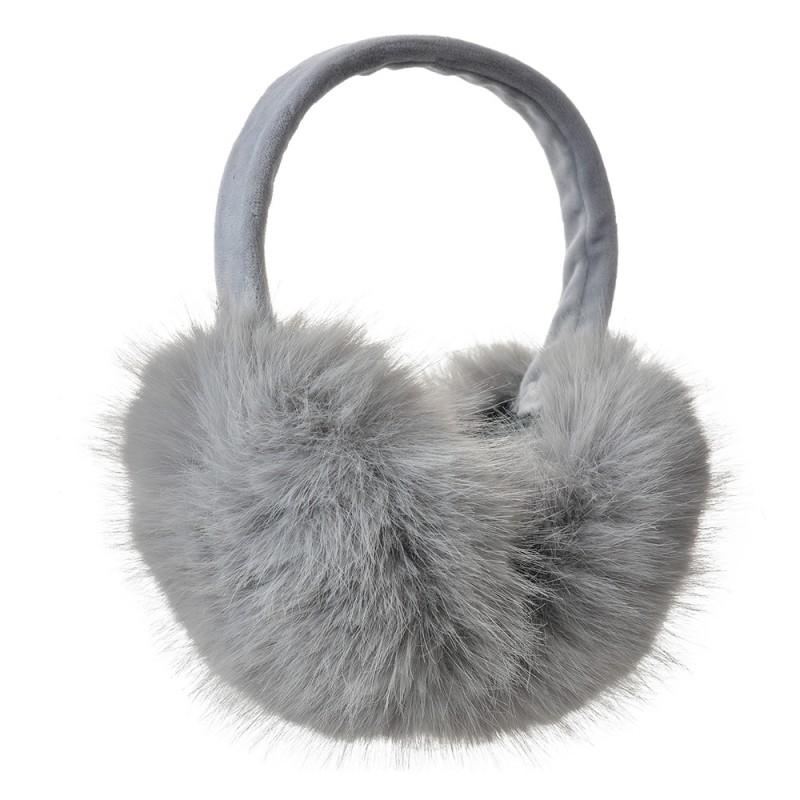 clayre & eef JZEW0009G Oorwarmers One Size Grijs Polyester