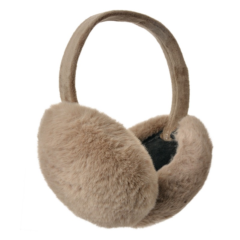 clayre & eef JZEW0016BE Oorwarmers One Size Beige Polyester