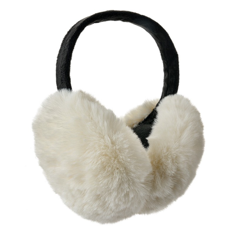 clayre & eef JZEW0016W Oorwarmers One Size Wit Polyester