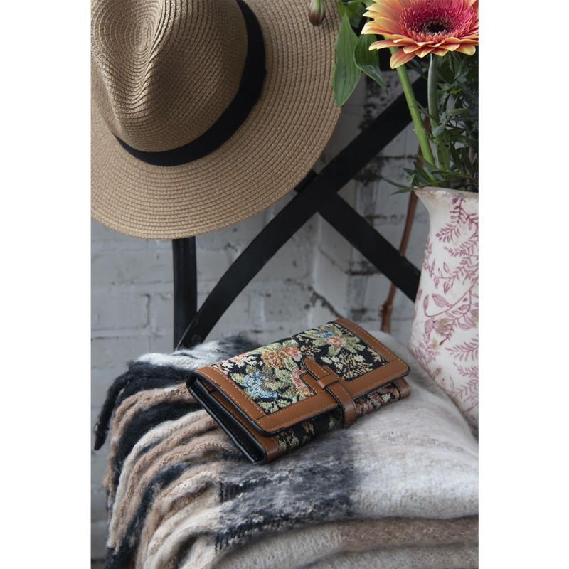 Clayre & Eef JZSC0478KH Wintersjaal Dames 50x180 Cm Beige Bruin Synthetisch Ruit Wintershawl