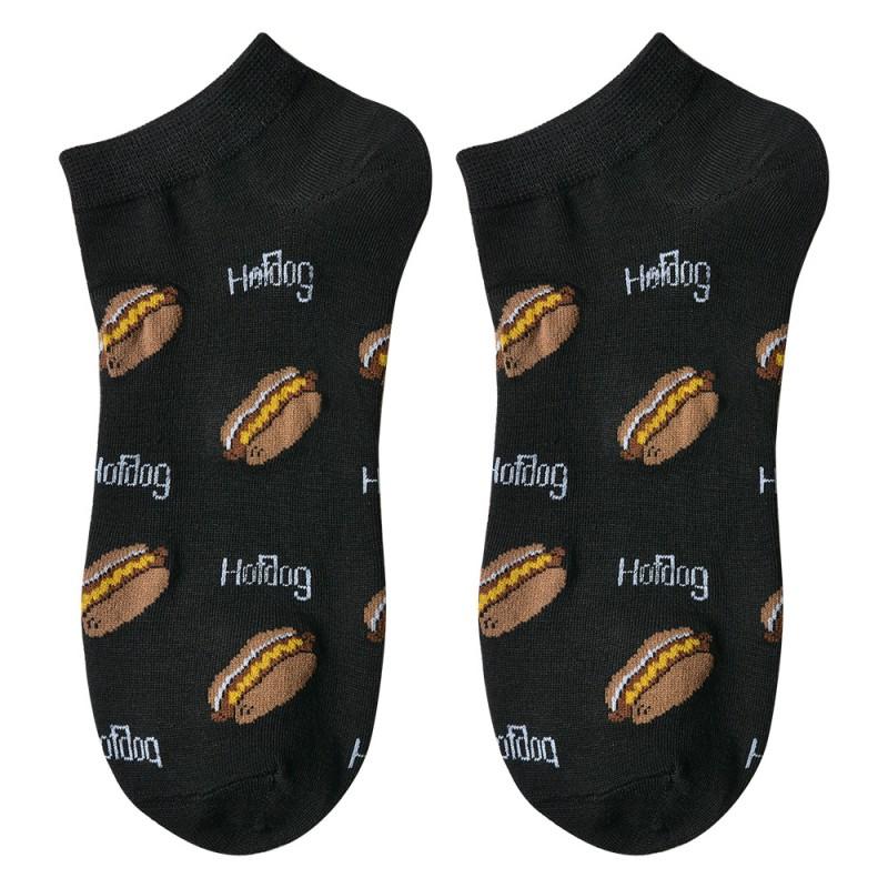 clayre & eef JZSSK0018 Grappige Sokken one size Zwart Polyester