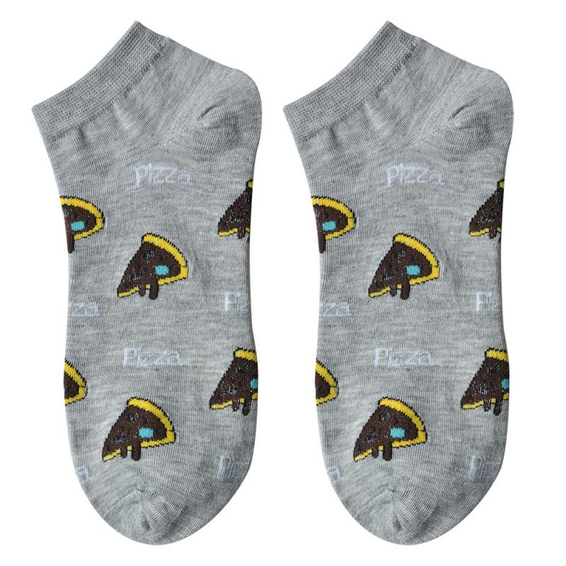 clayre & eef JZSSK0029 Grappige Sokken one size Grijs Polyester