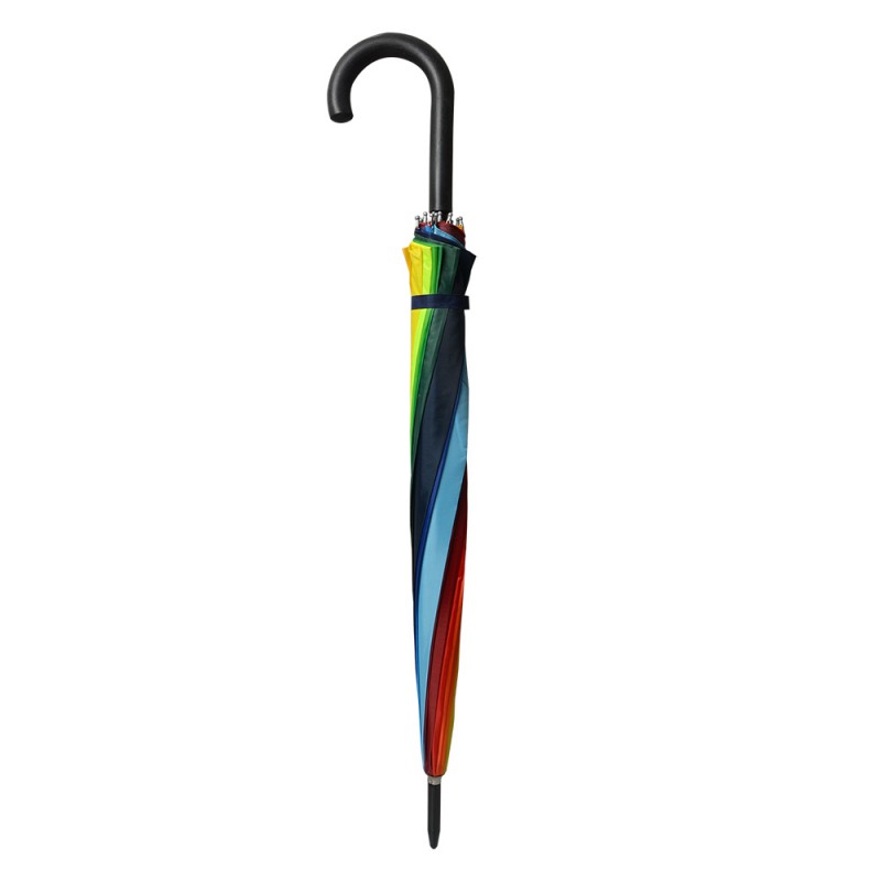 Clayre & Eef JZUM0089 Paraplu Volwassenen Ø 100x80 Cm Meerkleurig Kunststof