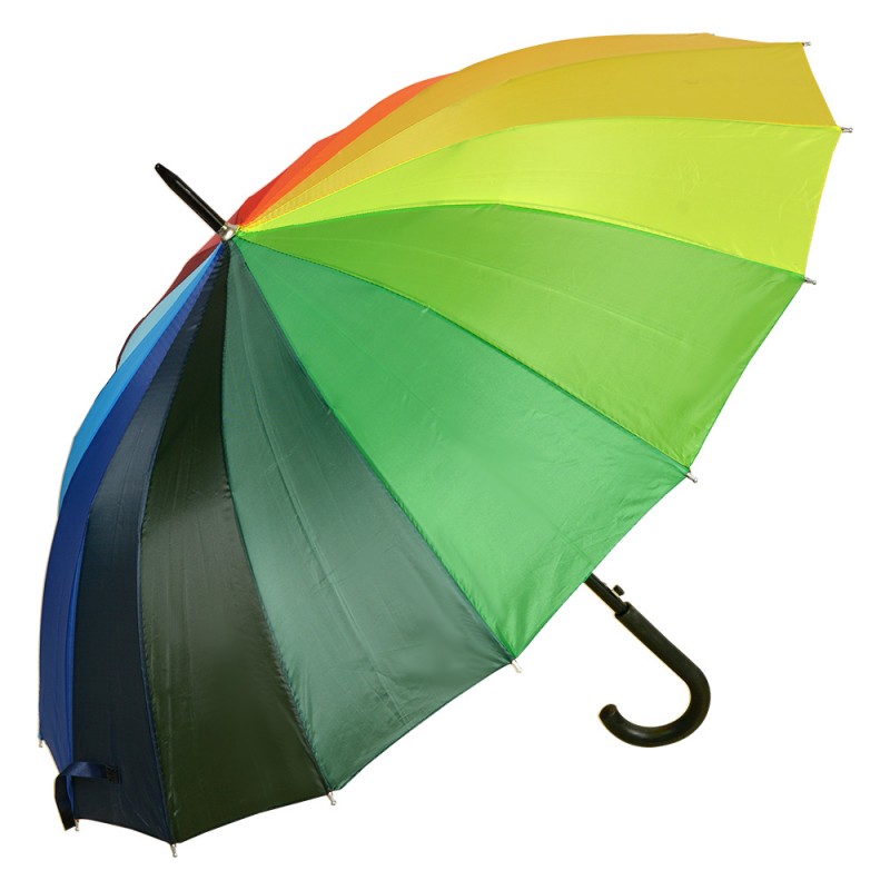 clayre & eef JZUM0089 Paraplu Volwassenen Ø 100x80 cm Meerkleurig Kunststof
