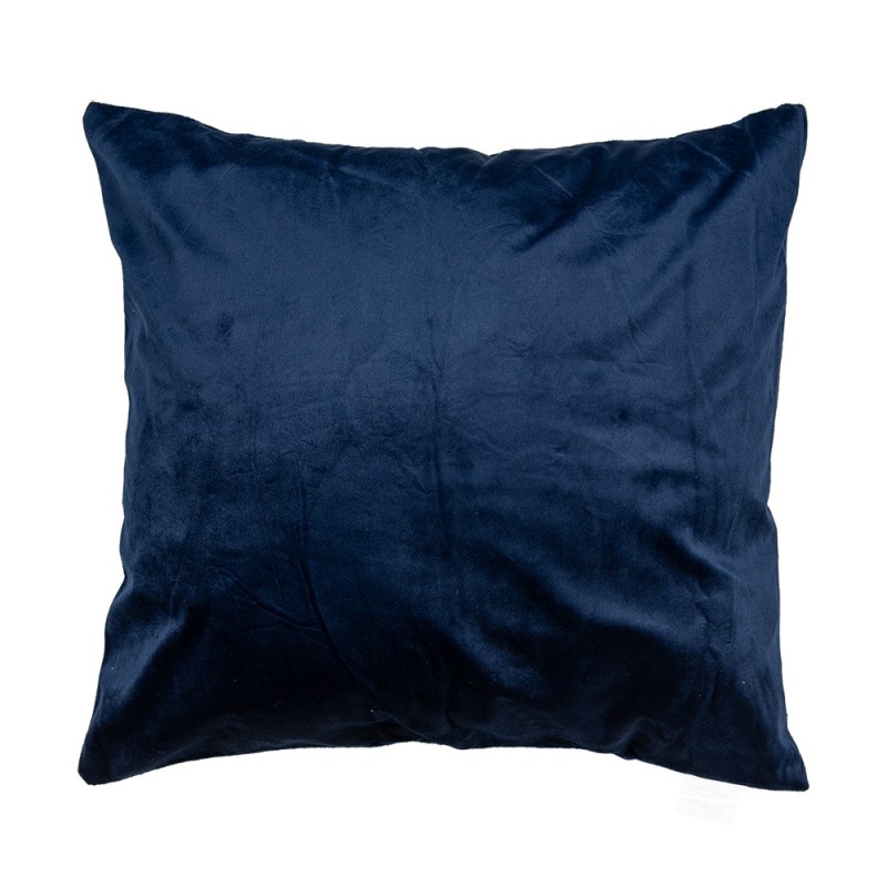 Clayre & Eef KT021.360 Kussenhoes 45x45 Cm Blauw Wit Polyester Konijn Vierkant