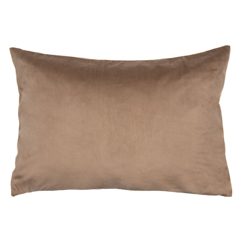 Clayre & Eef KT036.053CH Kussenhoes 35x50 Cm Bruin Polyester Rechthoek