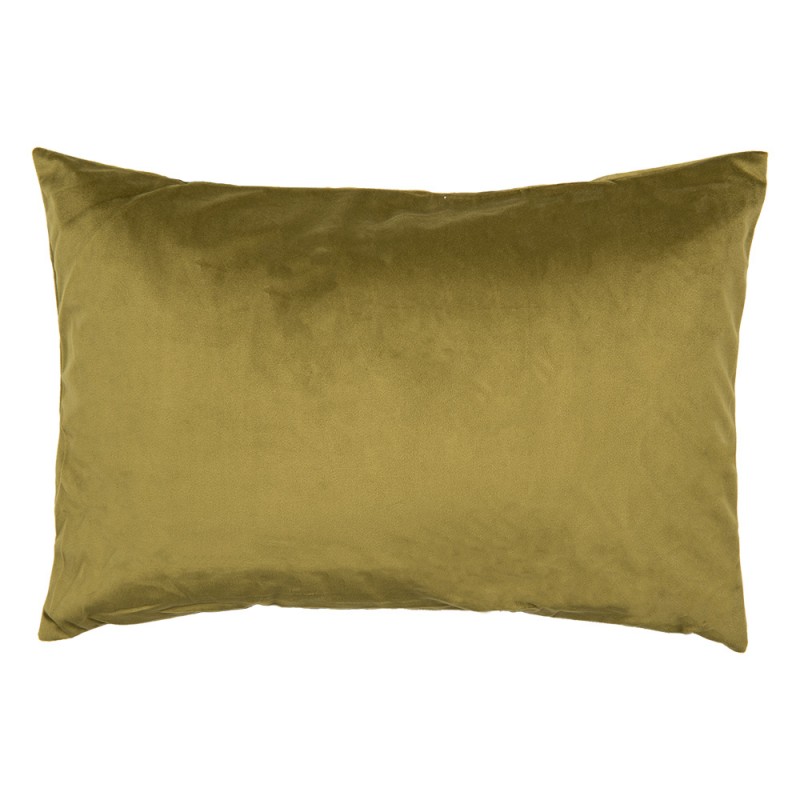 Clayre & Eef KT036.053GR Kussenhoes 35x50 Cm Groen Polyester Rechthoek