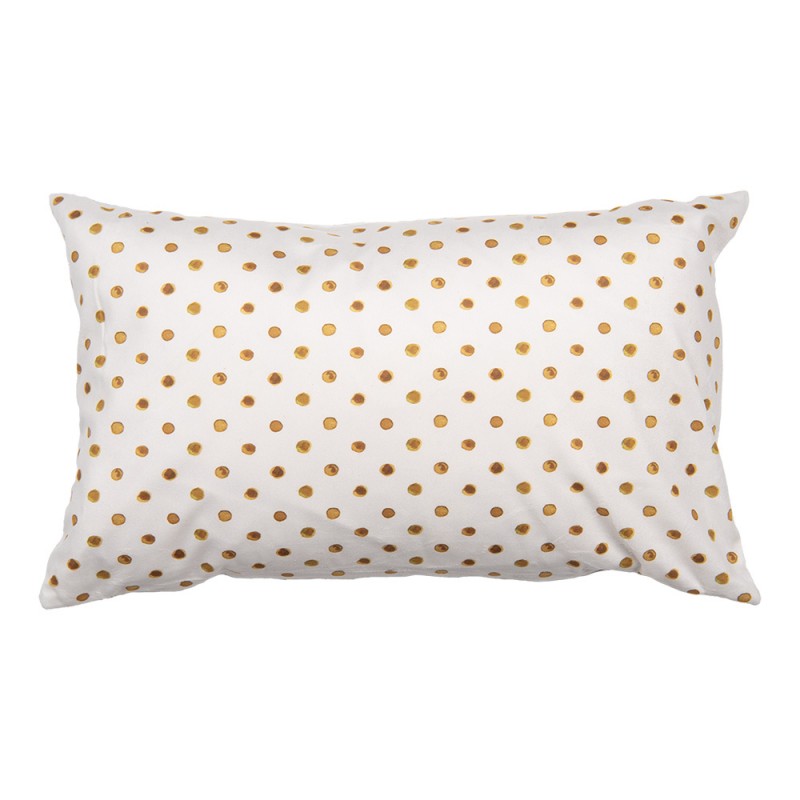 Clayre & Eef LEL36 Kussenhoes 30x50 Cm Beige Polyester Citroenen Rechthoek