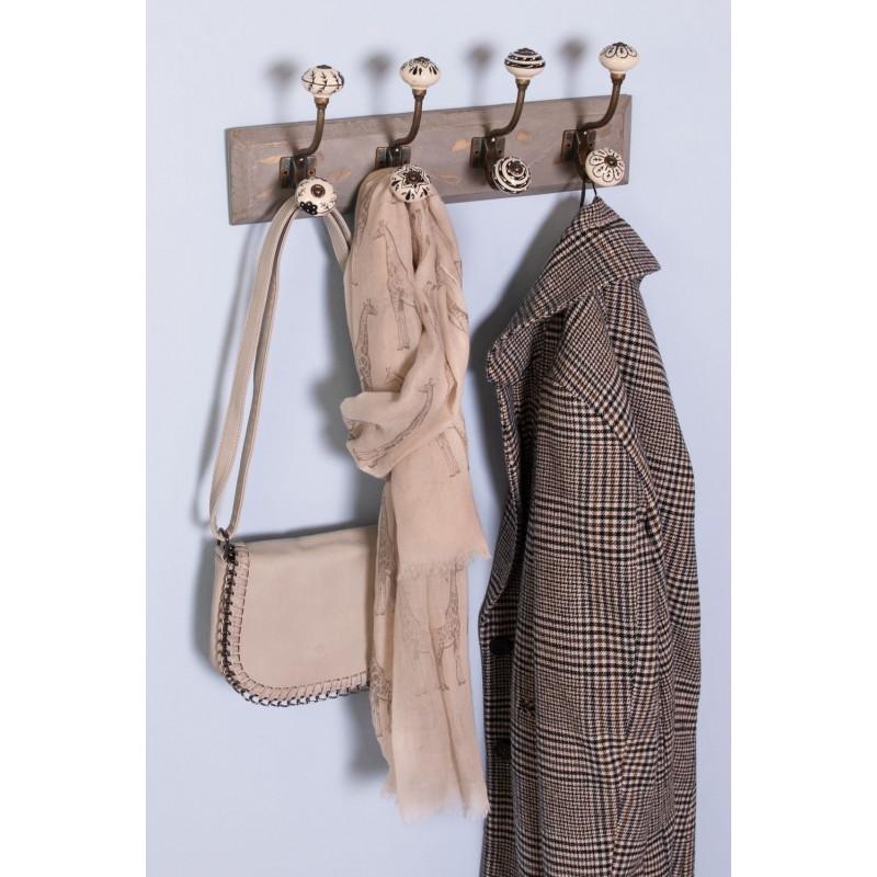 Clayre & Eef MLBAG0071 Handtas Dames 20x6x16 Cm Grijs Kunstleer Rechthoek Tas