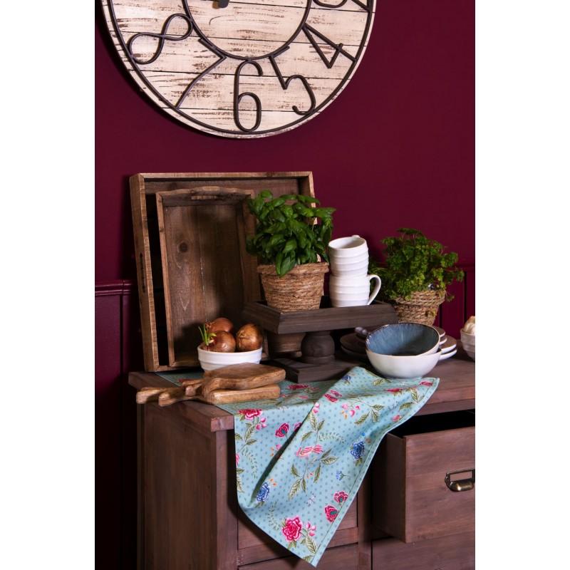 Clayre & Eef RIMU Mok 300 Ml Wit Keramiek Rond Theemok