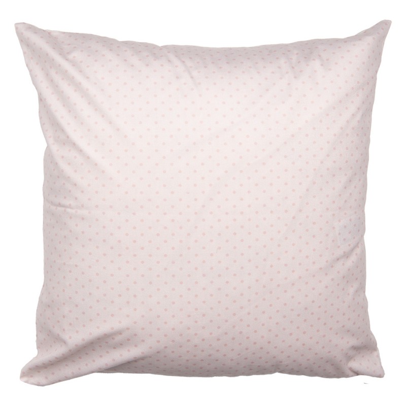 Clayre & Eef SLF22 Kussenhoes 45x45 Cm Beige Polyester Hart